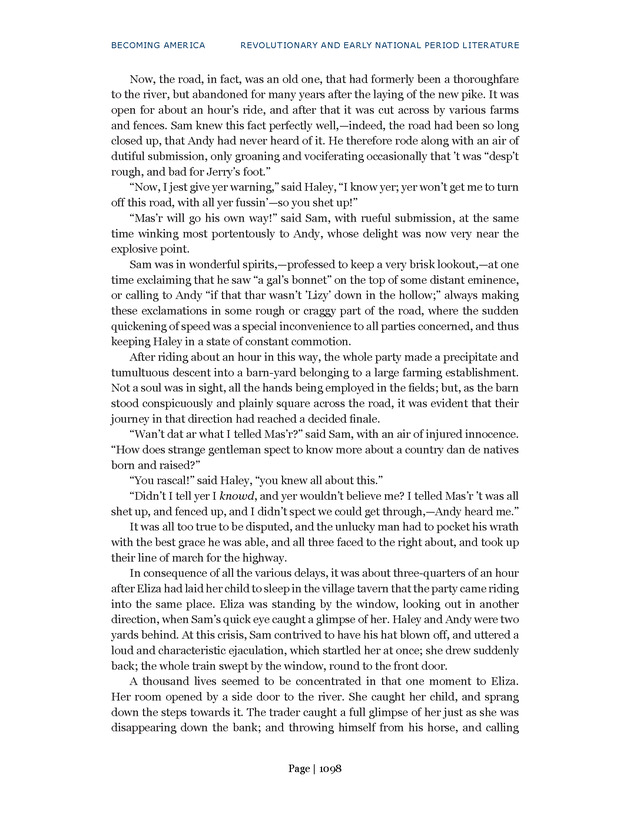 Becoming America - Title Page 1109